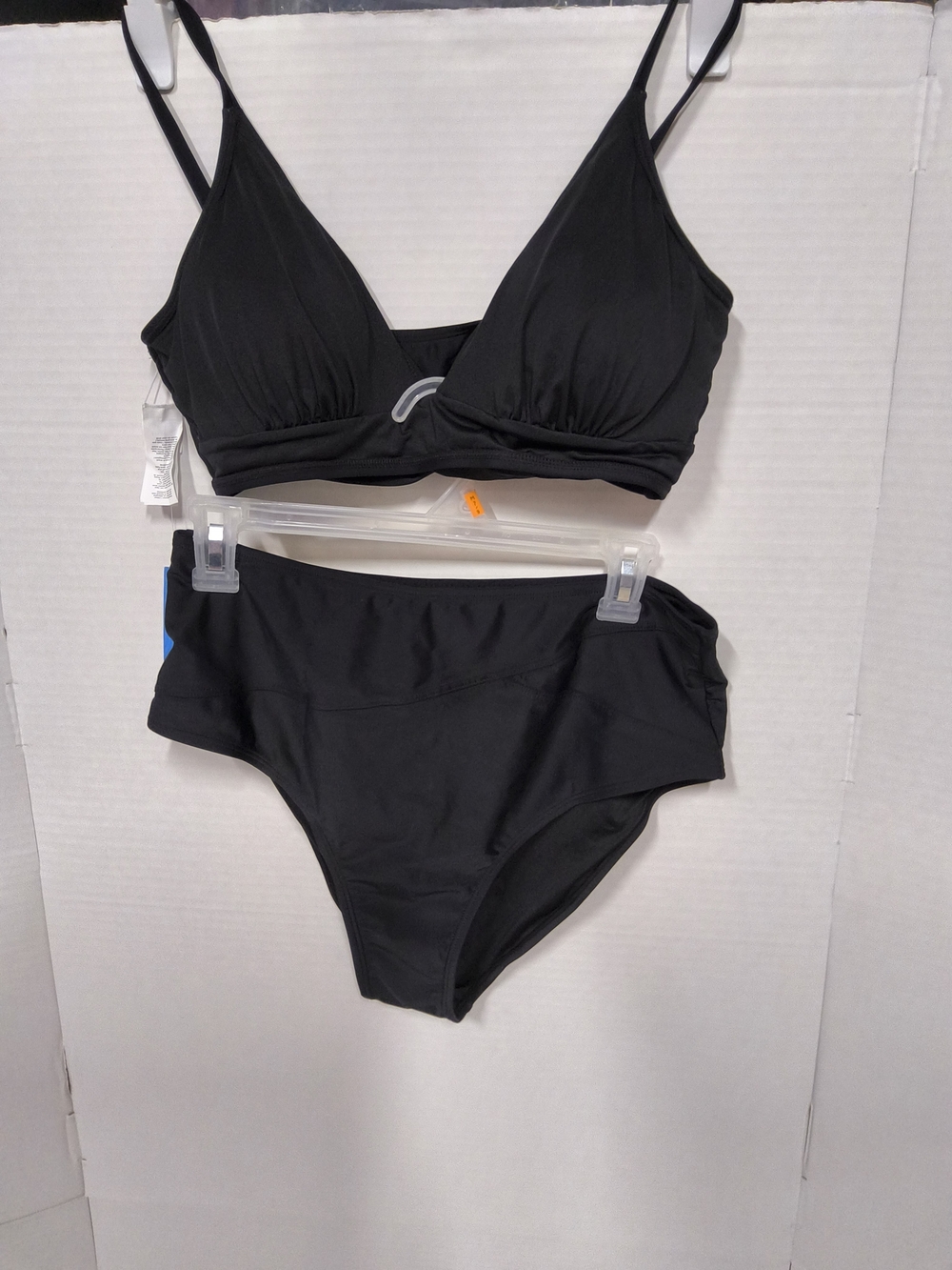 NWOT Size Large Cupshe Black Two-Piece Swimsuit